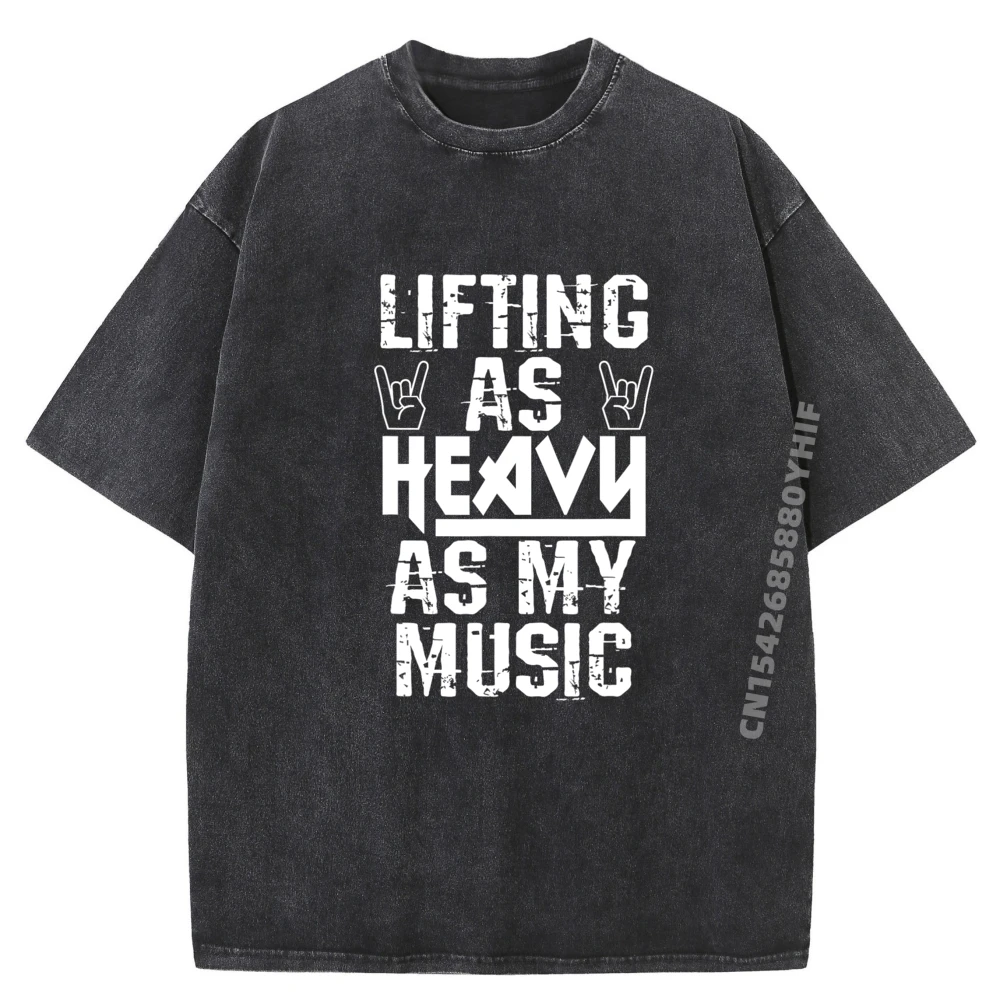 

Lifting As Heavy As My Fans Workouts Luxury Clothing Limited Time Special T-Shirt Leisure Washed Clothes