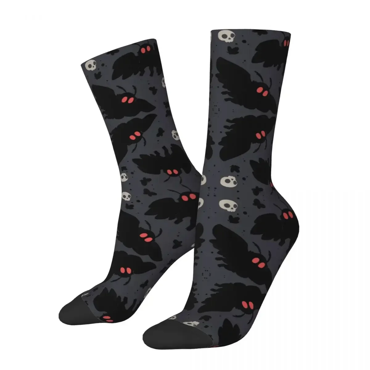 Mothman - Night Grey Socks Harajuku Super Soft Stockings All Season Long Socks Accessories for Unisex Gifts