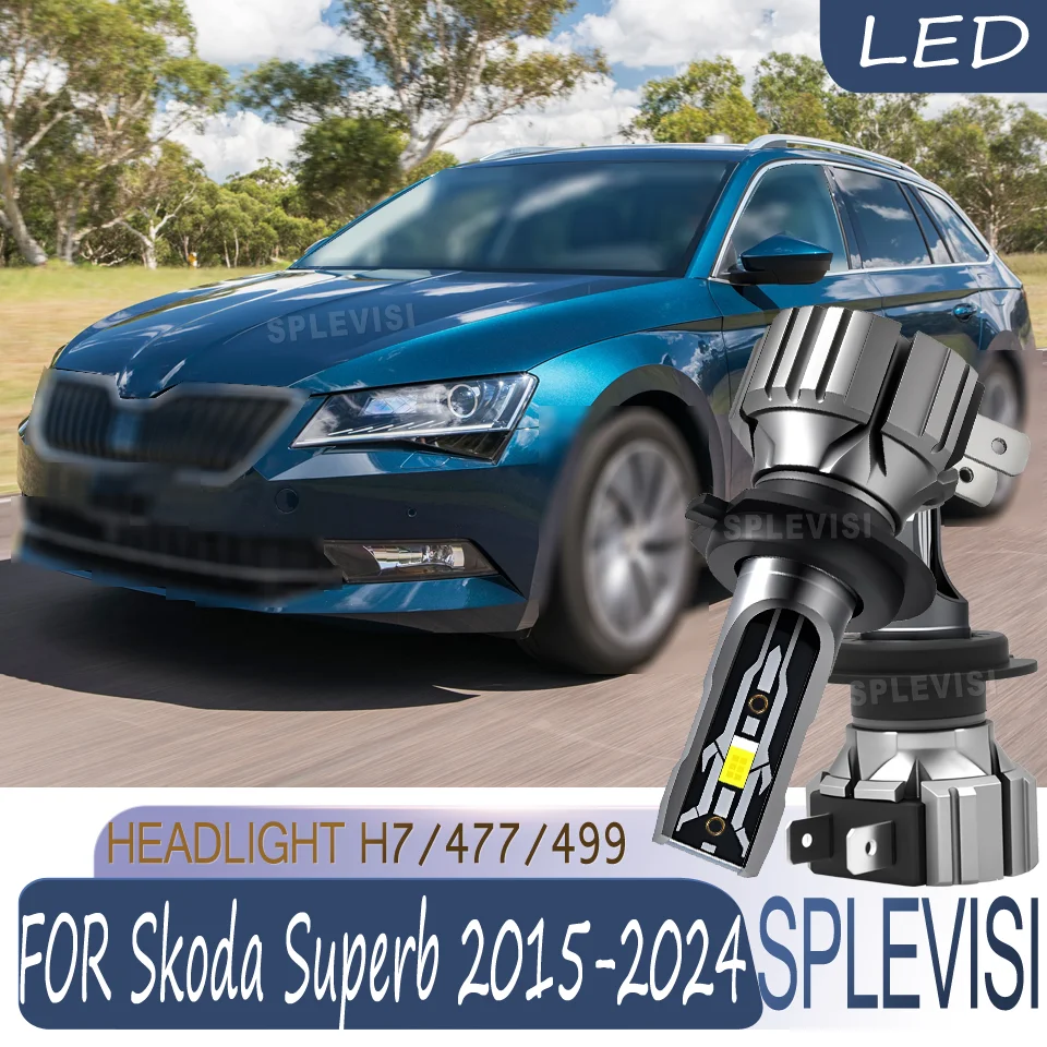 

h7/477 LED car Headlight Brilliant Light in a Flash durable For Skoda Superb 2015 2016 2017 2018 2019 2020 2021 2022 2023 2024