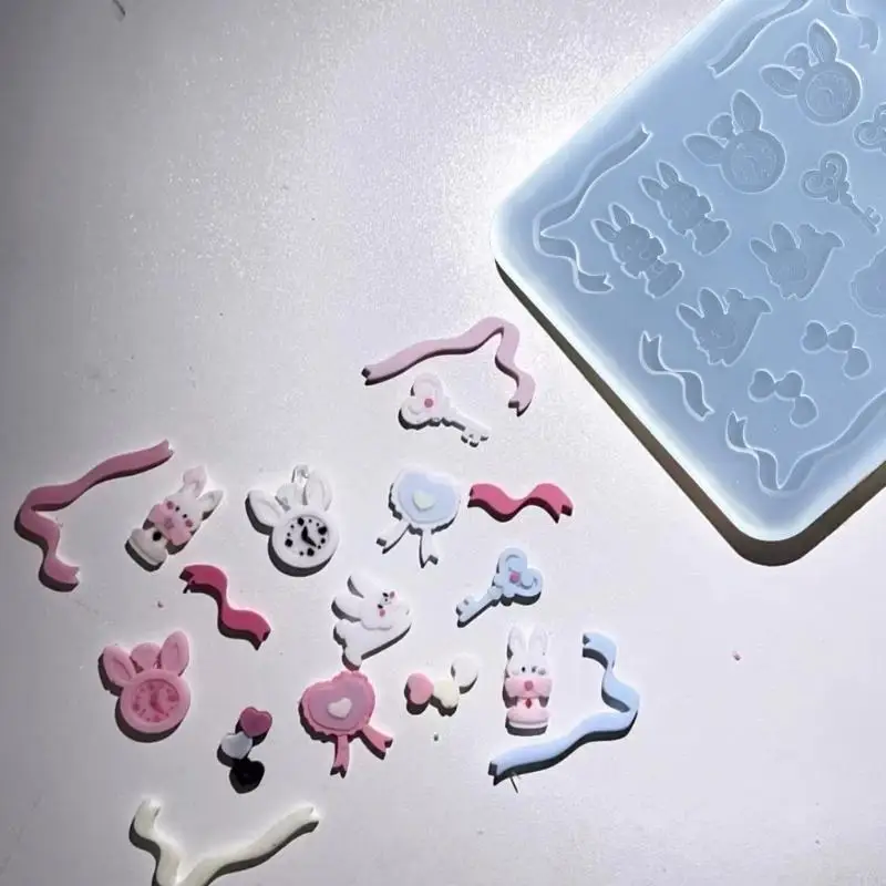  Resin Casting Mold Jewelry Making Supplies DIY Jewelry Finding Mould Pendant Molds Jewelry Accessory for DIY Hand-Making