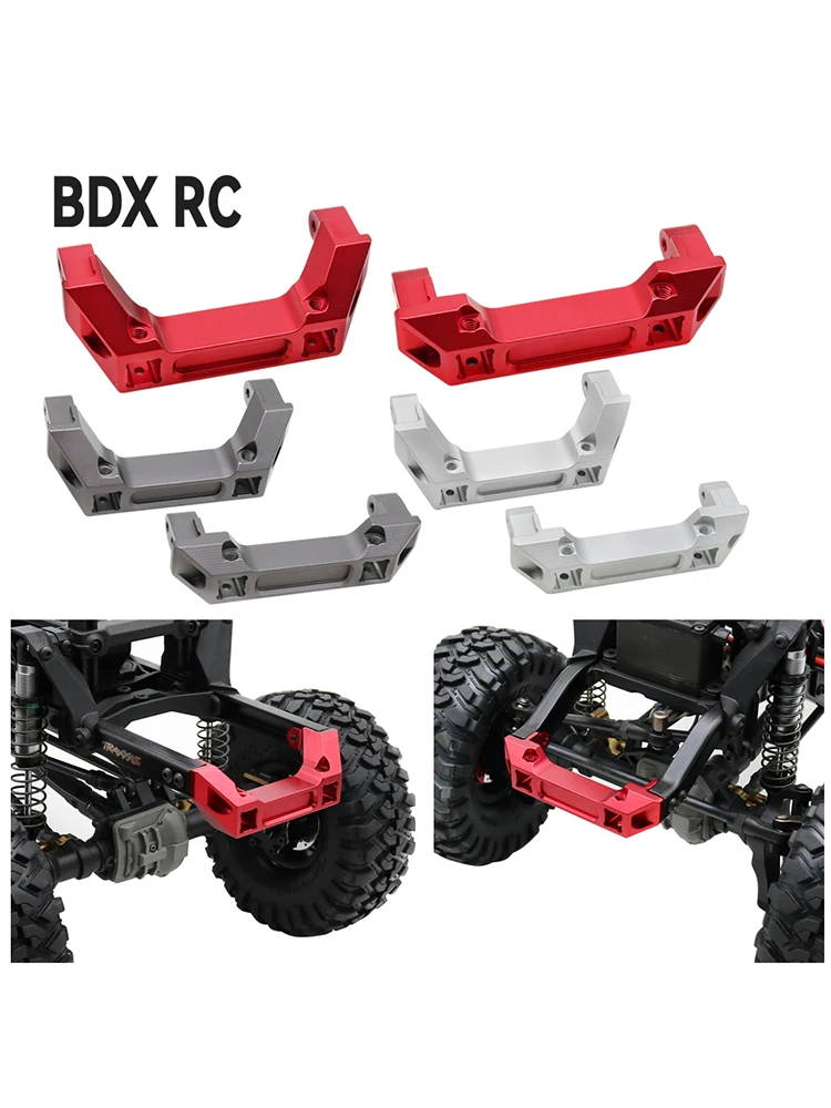CNC-AluminiumlegierungTRX4 vordere und hintere Stoßstangenhalterung für 1/10 RC Crawler TRX-4 Upgrade-Teile