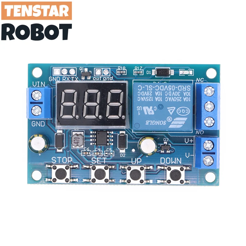 18650 Lithium Battery Charger Board with Over Charge Discharge Protection 6-40V Integrated Circuits XY-DJ