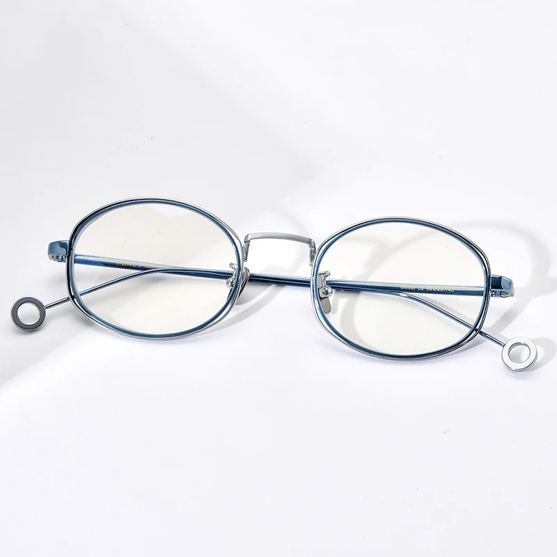 FONEX Pure Titanium Glasses Frame Men Brand Design Small Oval Eyeglasses Women Japanese Ultralight High Quality Eyewear Select