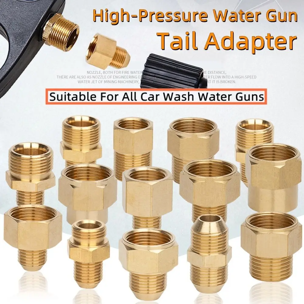 

1Pcs 3/8" 1/4" M14 M18 M22 Thread Hose Connector F/M Pipe Fitting Male Female Adapter Brass Hose Barb Transitional Joints