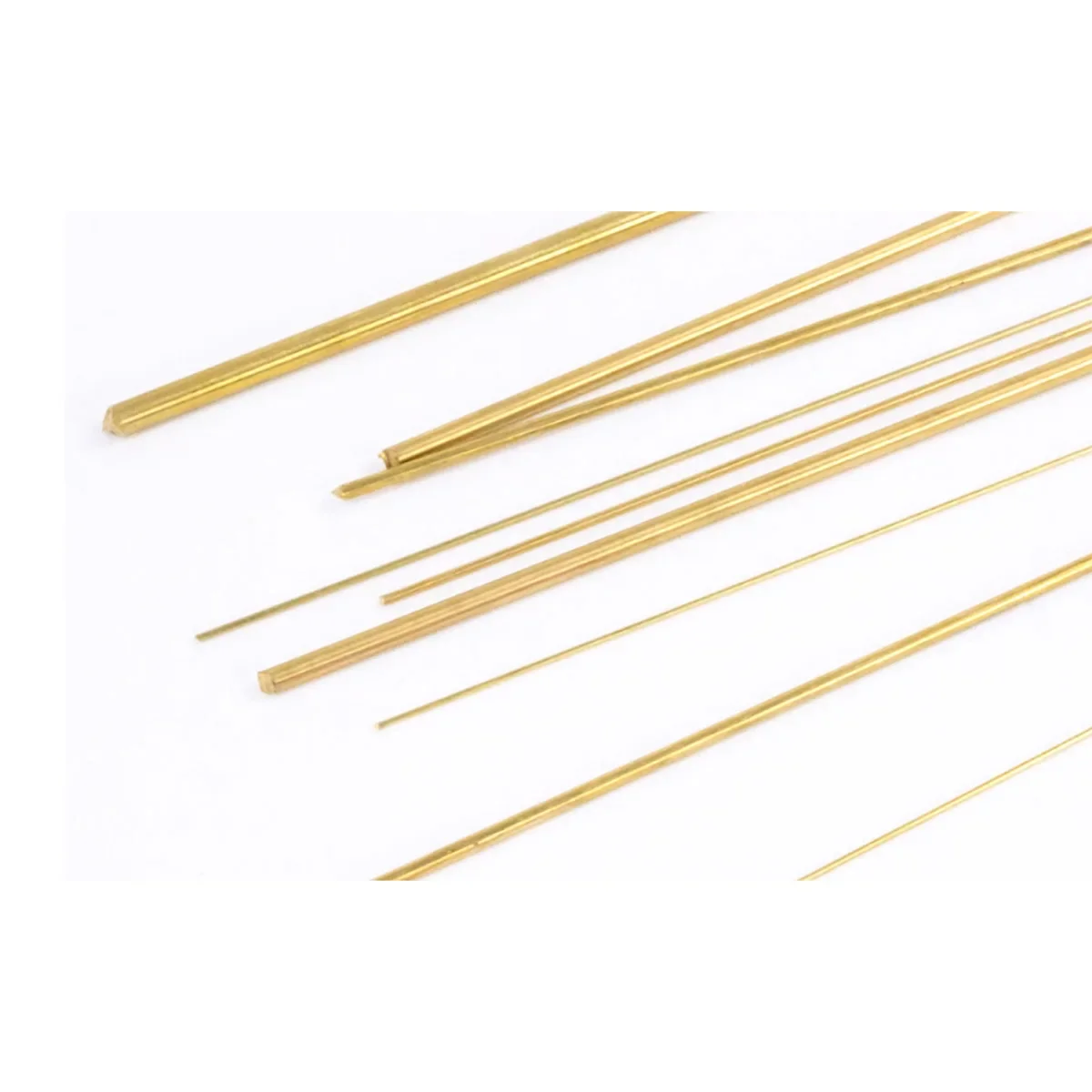 H62 Brass Rod / Thin Copper Rod / Solid Round Copper Rod, Diameter 1 1.2 1.5 1.8 2 2.5 3 3.2 4 5mm