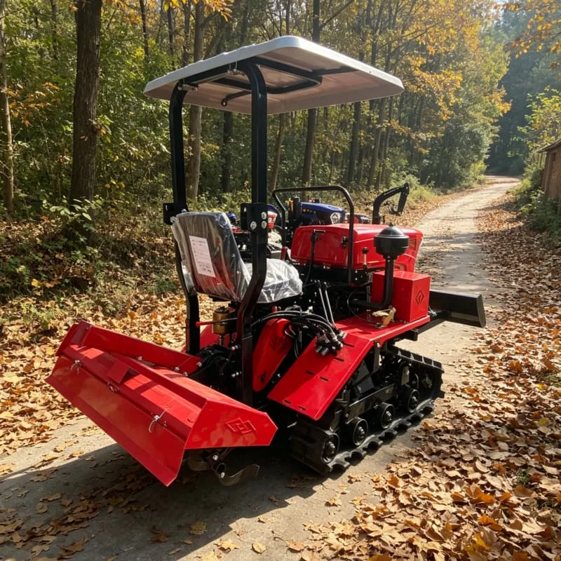 

Customized Hot-selling High-power Tracked Rotary Ploughing Tractor, Mini Farm Land Preparation & Cultivation Machine