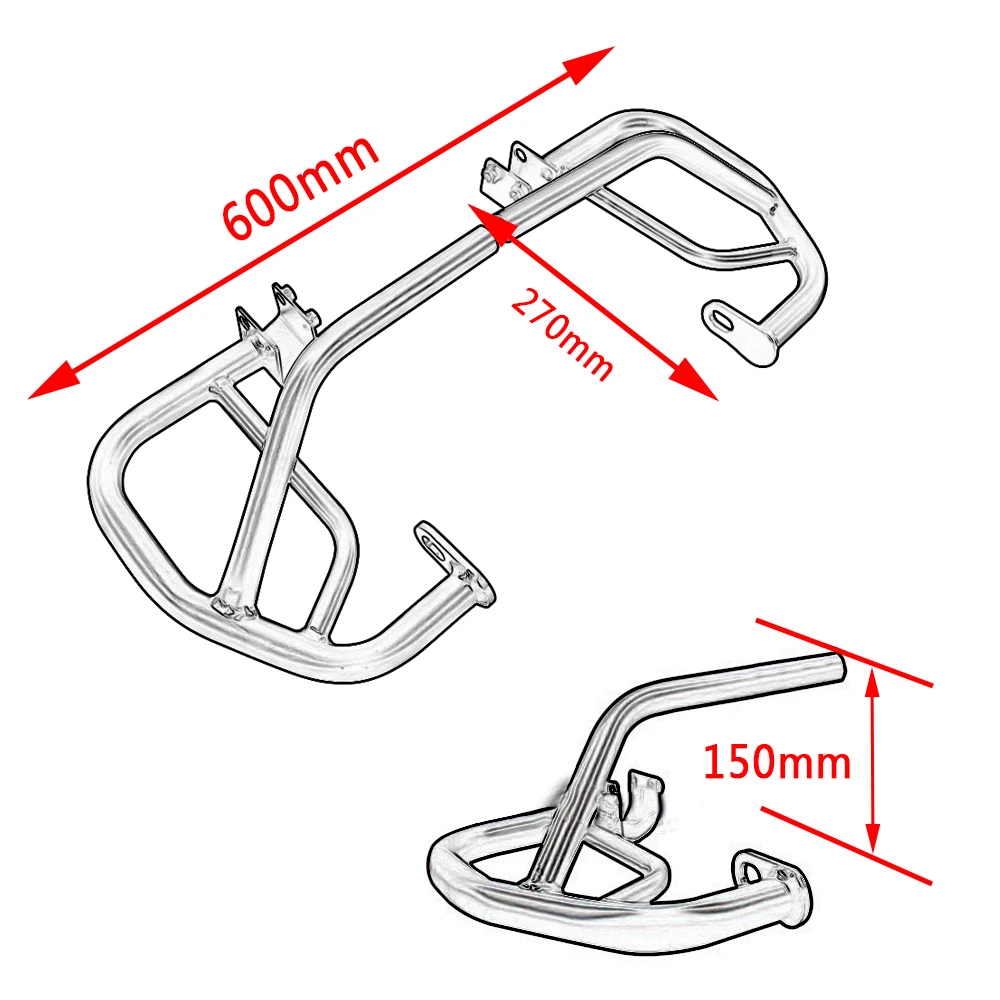 Motorcycle Engine Bumper Guard Crash Bars Frame Protector For Honda Rebel 300 500 CMX CMX500 CMX300 2017 2018 2019 2020 2021