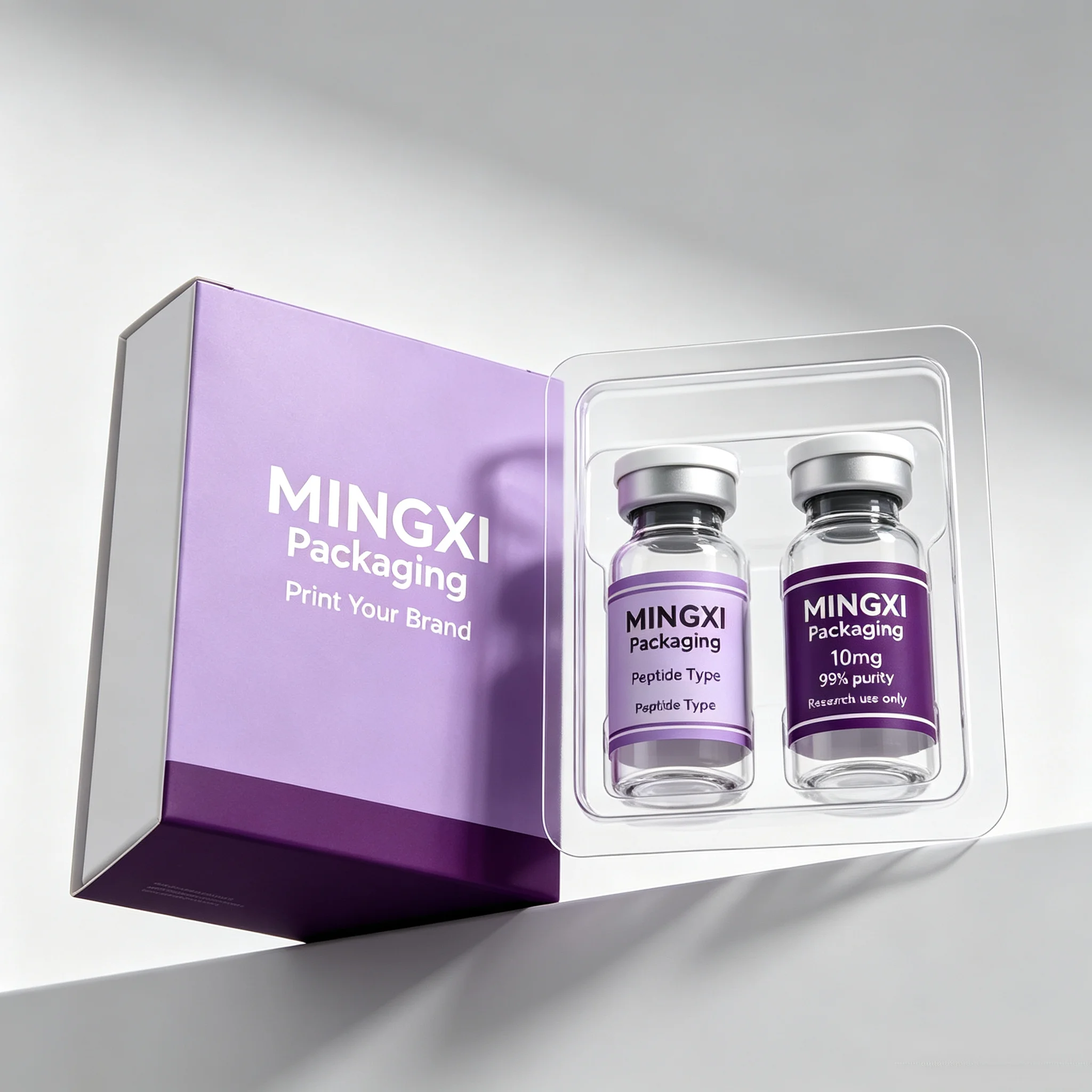 Custom Self‑adhesive Waterproof Vinyl Labels And Paper Boxes Compatible With 3ml 5ml 10ml Mini Cosmetic Perfume Vial Bottles