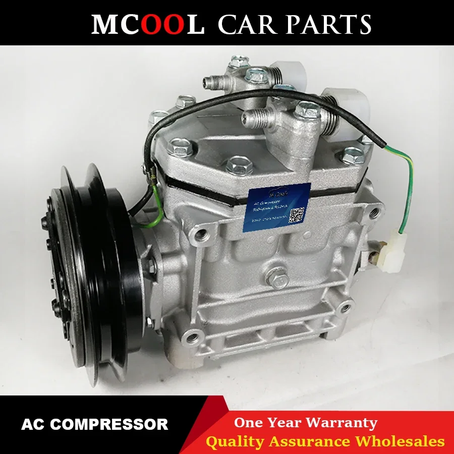 Compresor de aire acondicionado de CA automático para camión de combate Mitsubishi Fuso R2211L FK337D 553073   ACA200A007A ME 121066   24V