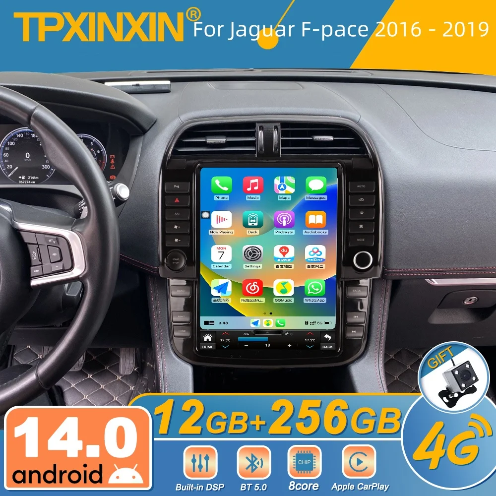 

For Jaguar F-pace 2016 - 2019 Android Car Radio Multimedia Video Player Wireless Carplay Autoradio Stereo GPS Navi Head Unit