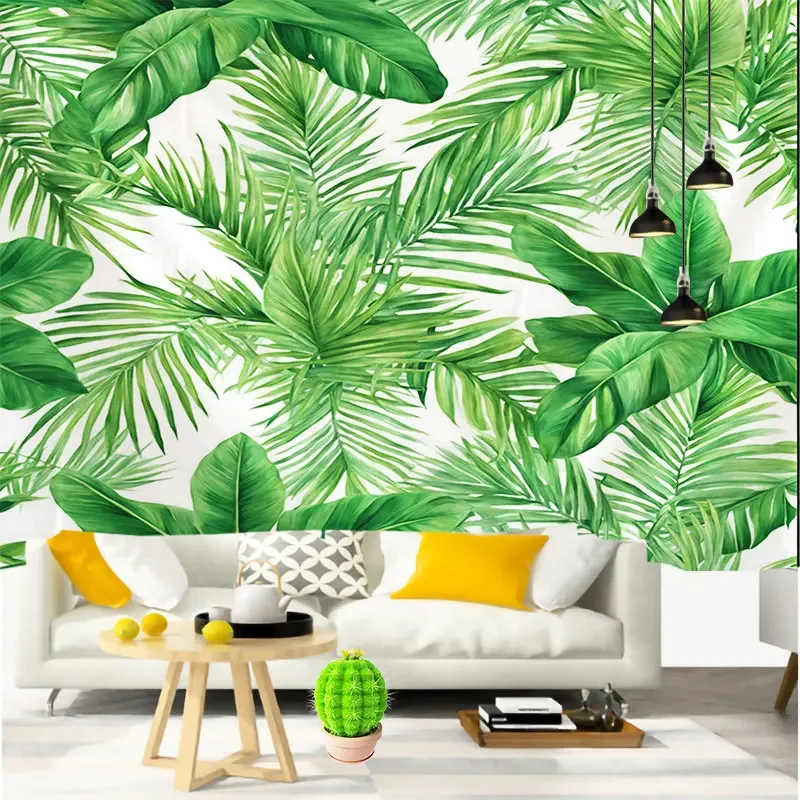 Green Plant Tapestry For Wall Art Home House  Bedroom  Decor For 2024 Leaves Hanging Home Decration # 0@