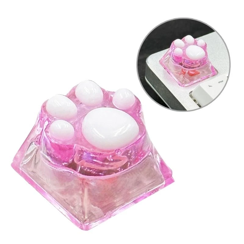 A52B Resin Keycap Claw Keycap Terpupati Untuk Keyboard Mekanik Game Keycaps