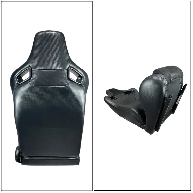 Suitable for New Patchwork Fabric Diamond Grid Universal Adjustable Modified Car Seats Sim Racing Seat - view 5