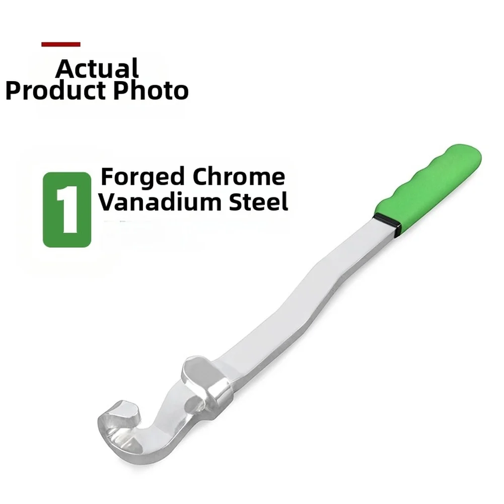 

Противоскользящая ручка, хром-ванадиевый автомобильный ремонт, удобная ручка, гаечный ключ, ручка, механические инструменты, длина 390 мм