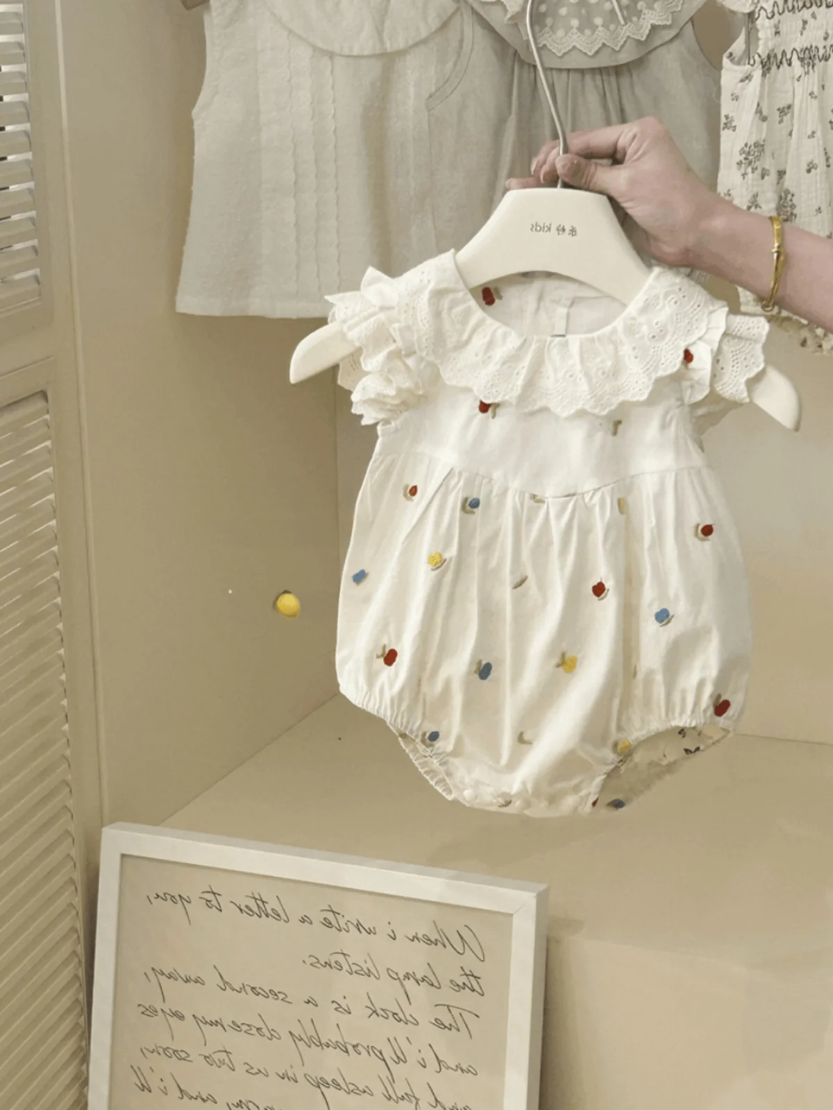 

Summer Outfit for Baby Girls Cotton Rer Low Waist ort Pants Versatile Straight Cut Thin Model Newborn Bot Covering Cl...