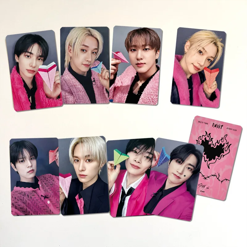 

SKZOO Hot Item Stray Kids «DO IT» Полный бонусный набор — Ли Хюнь Чан, Феликс, Ли Ён Фу Фотокарточка знаменитостей Подарок на день рождения