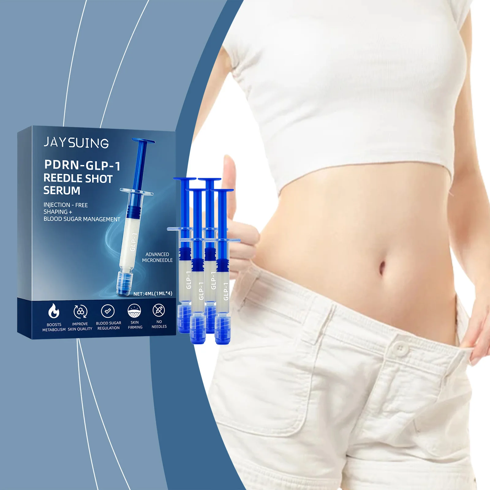 

Shaping Essence Liquid Promote Metabolism Relax Muscles Burn Fat Increase Skin Elasticity Soothing Firming Body Care Essences