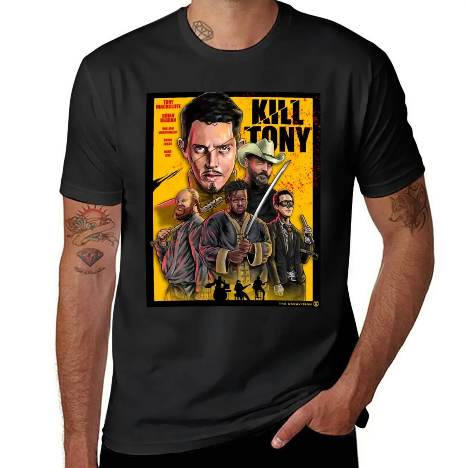 Kill Tony Movie Poster T-Shirt shirts graphic tees Aesthetic clothing anime mens workout shirts