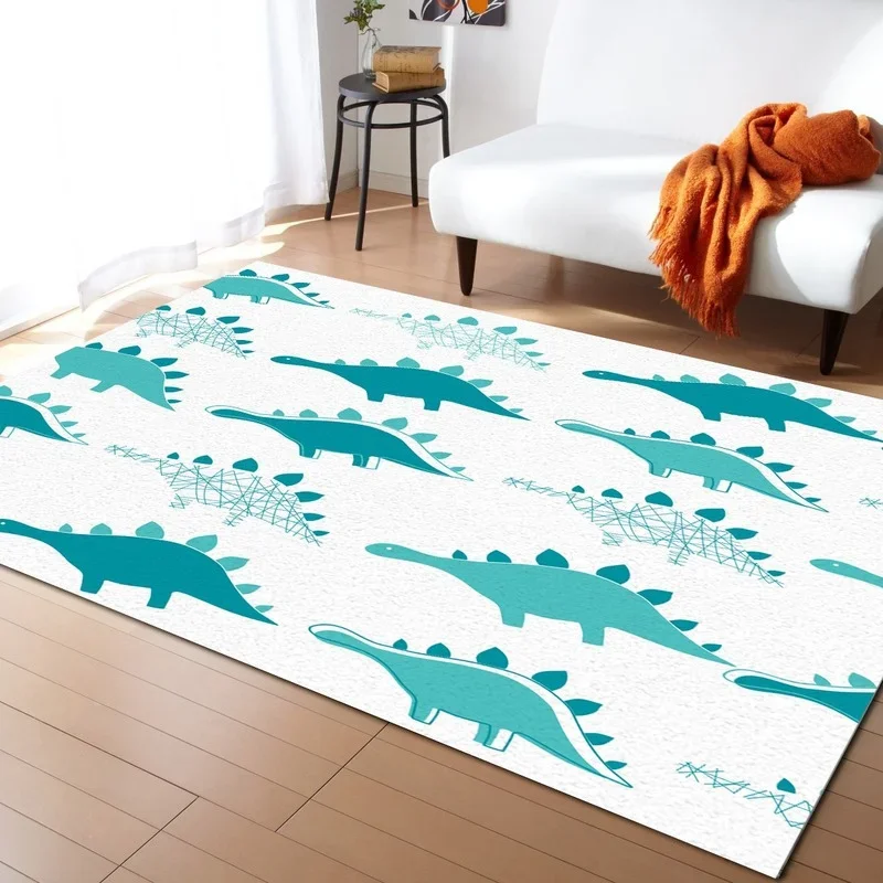 Children\'s Crawling Mat Cartoon Dinosaur Rug Living Room Decor Bathroom Mats and Floor Mats Area Rugs Corridor Rugs Moda