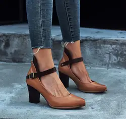 Zapatos De tacón alto súper cuadrados para Mujer, calzado De tacón alto, púrpura, caqui, elegante, fiesta, boda, 39