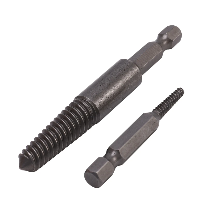 ABGG-6Pcs/Lot Bolt Remover Screw Extractor HSS Screw Remover Drill Bits With Hex Shank And Spanner For Broken / Damaged Bolt Stu