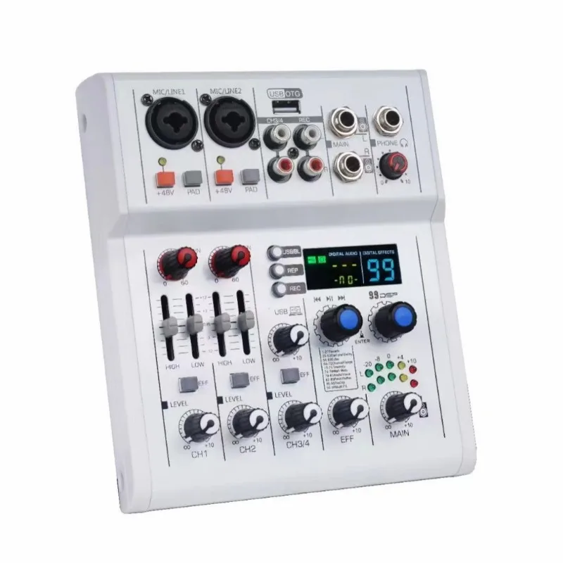 Small sound card adjustment table power supply, home singing mobile phone, computer live broadcast equipment