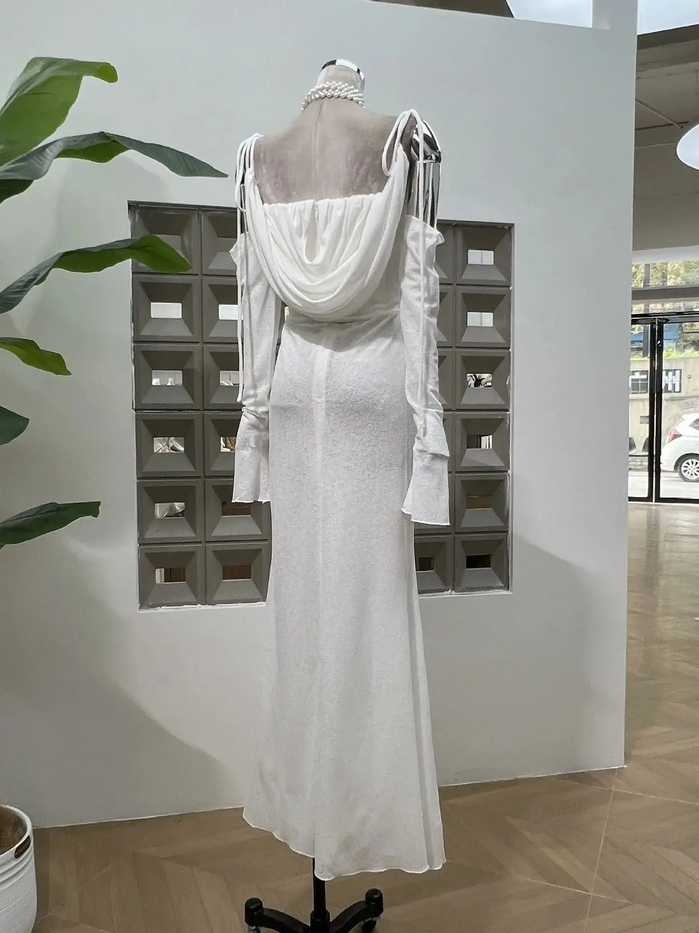 Sexy een schouder geplooide applique hoge taille strapless bodycon jurk zomer 2025, damesmode avondfeest cocktail nieuwe chic