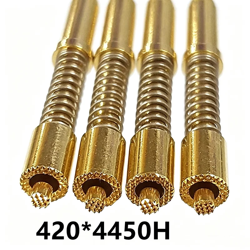 1PCS High Current Needle 420X4450H Plum Blossom Head Spring Test Pin Integrated Telescopic Needle Coaxial Probe Current 16A