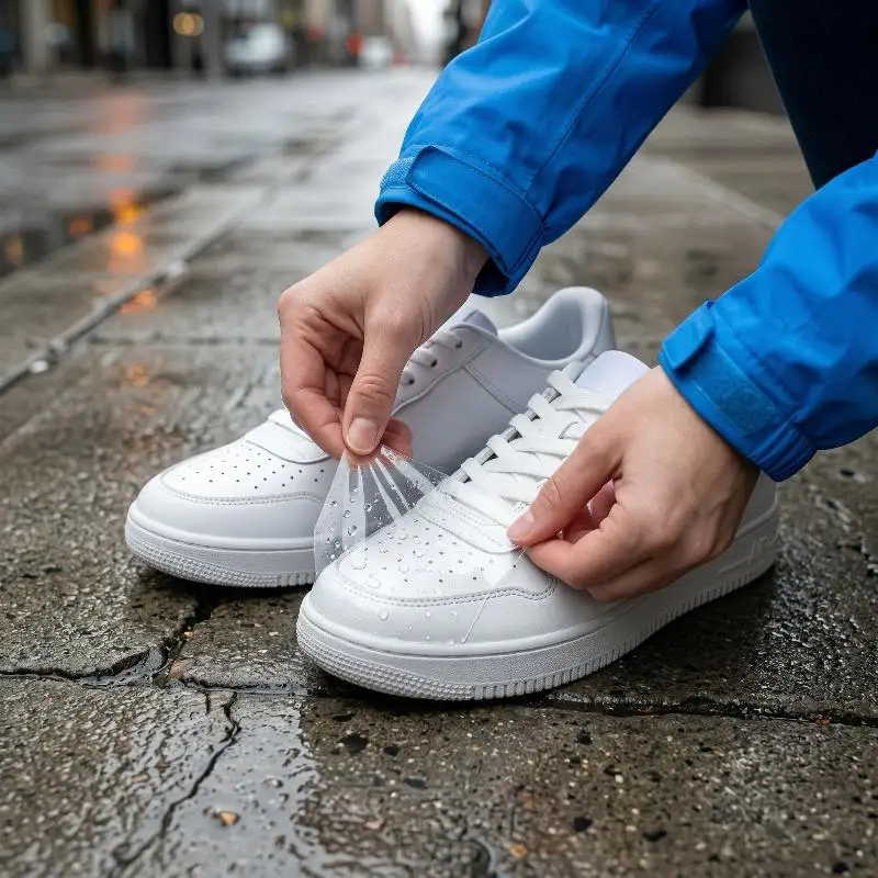 30/90Pcs Transparent Shoe Toe Protector Stickers, Waterproof Dirt Resistant Wear Resistant Shoe Head Clear Film Sticker