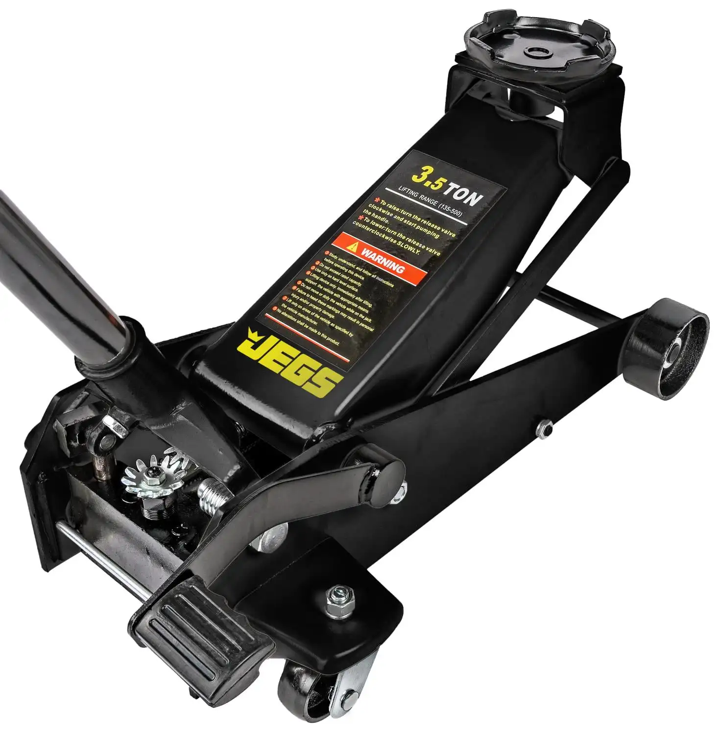 

80106 Quick Lift Floor Jack 3 1/2 Ton Capacity 5 1/2 in. Min. Height 20 in.