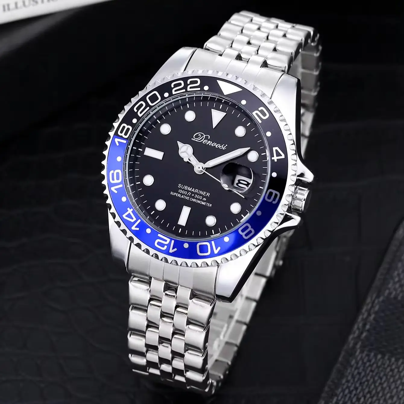 Denvosi Men's Leisure Business Waterproof Luminous Quartz Watch Everything Calm