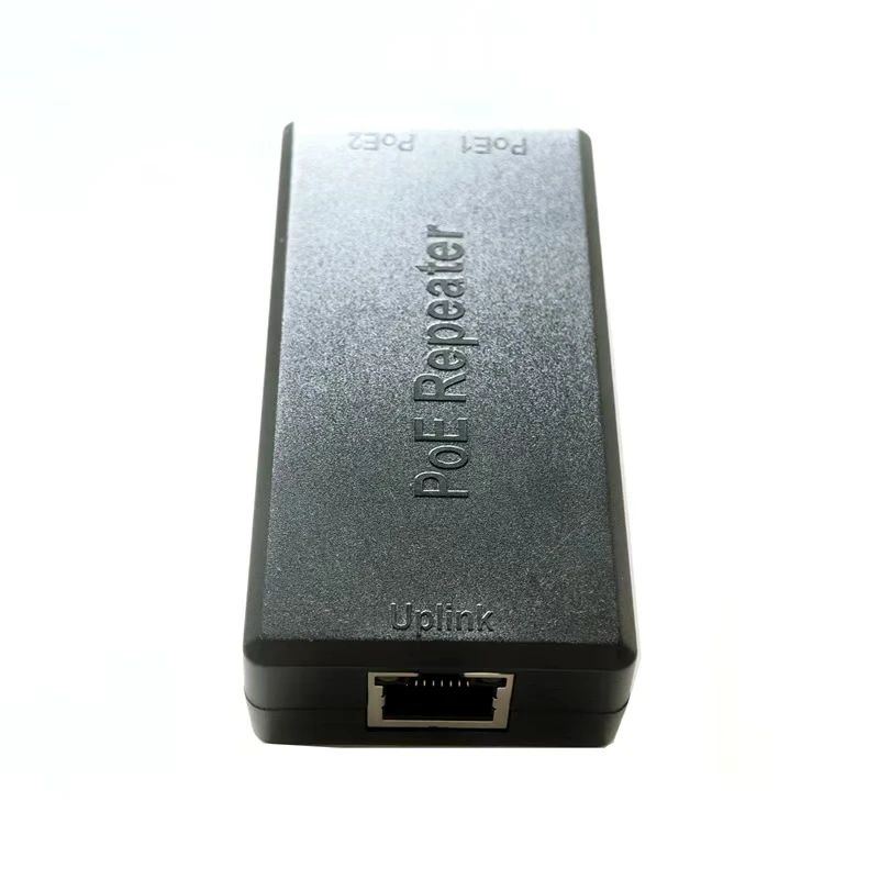 2 Port POE Extender 10/100Mbps 1 To 2 POE Repeater 100 Meters with IEEE802.3af/at Plug And Play For IP Security Camera System