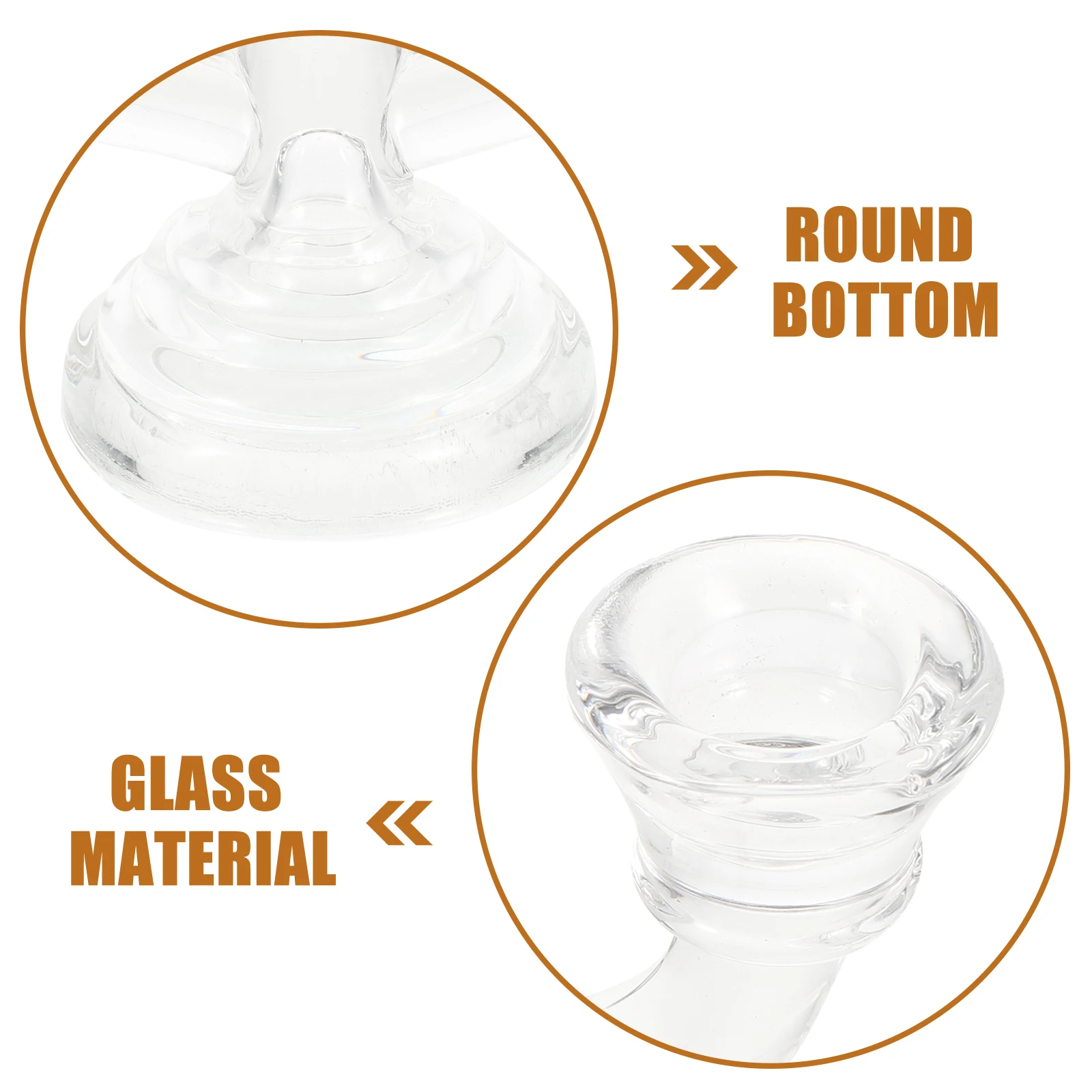 

Modern Style Glass Candelabra 3 Holder Safe Material Fireplace Candlestick Home Hotel Table Centerpiece