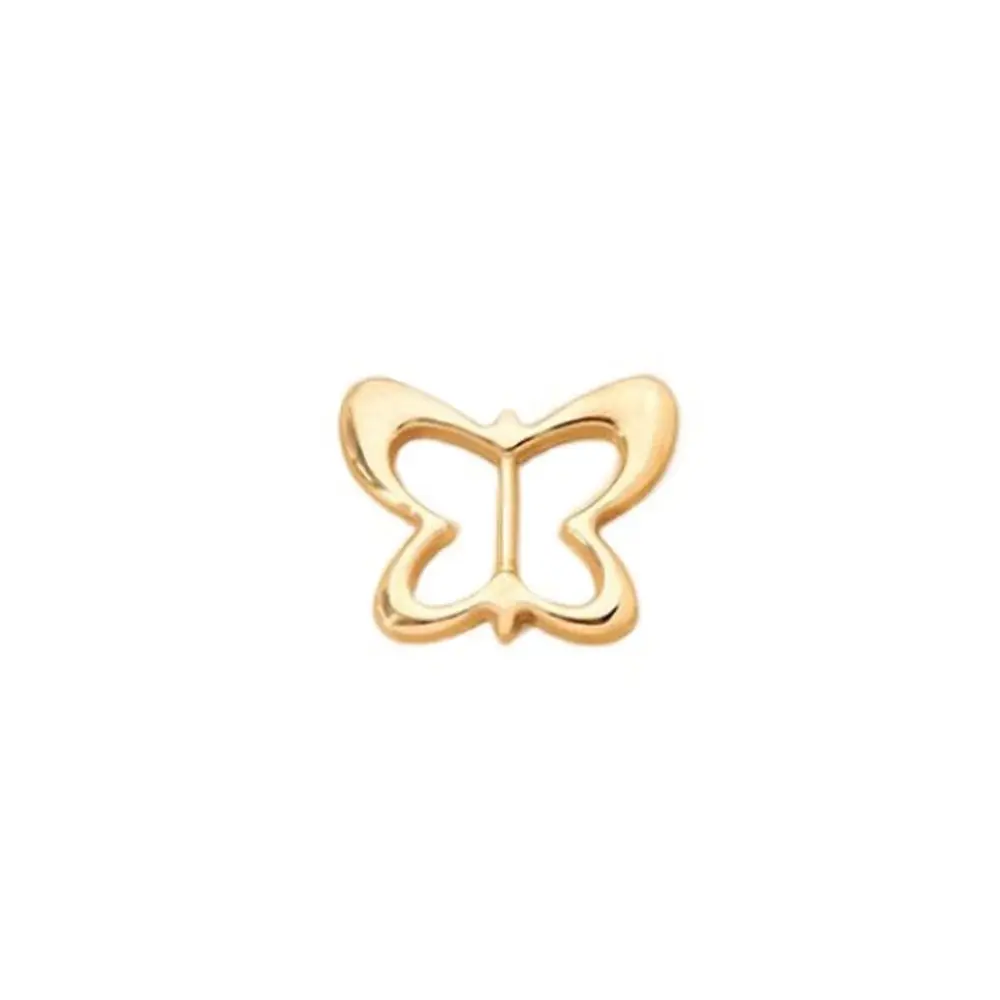 Simple Round Heart Clothing Corner Knotted Buckles Butterfly Flower Waist Adjustment Fixed Snap Silver Multifunctional Women
