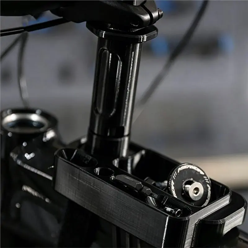 ABLB-Bicycle Virtual Head Tube Handlebar Disassembly Storage For Mountain Road Gravel Bike Portable Headset Spacer Conversion