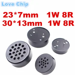 2PCS New PCB Mount Mini Speaker 1W 8R 3013 2307 8 Ohms 1 Watt 8R 30*13MM 23*7MM Speaker DIP With Cover High Quality