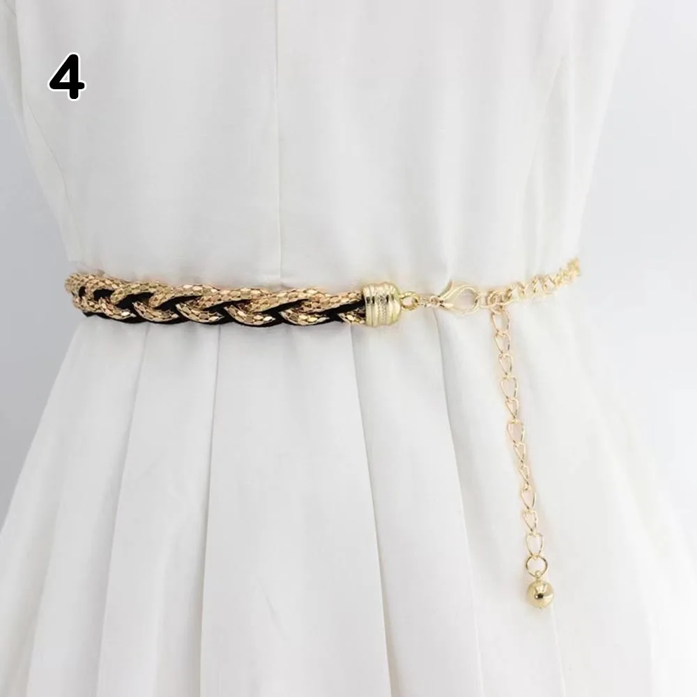 Fashion Elegant Beaded Waist Chain for Dress Body Jewelry Boho Floral Belly Chain Waist Accessories Women Body Chain Belt