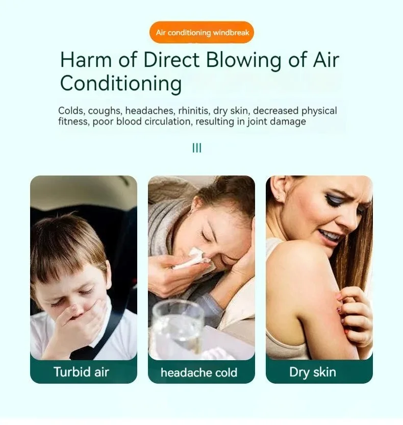 Household Wall-mounted Air Conditioner Windshield Adjustable Windshield Air Conditioner Anti-direct Blowing Windshield