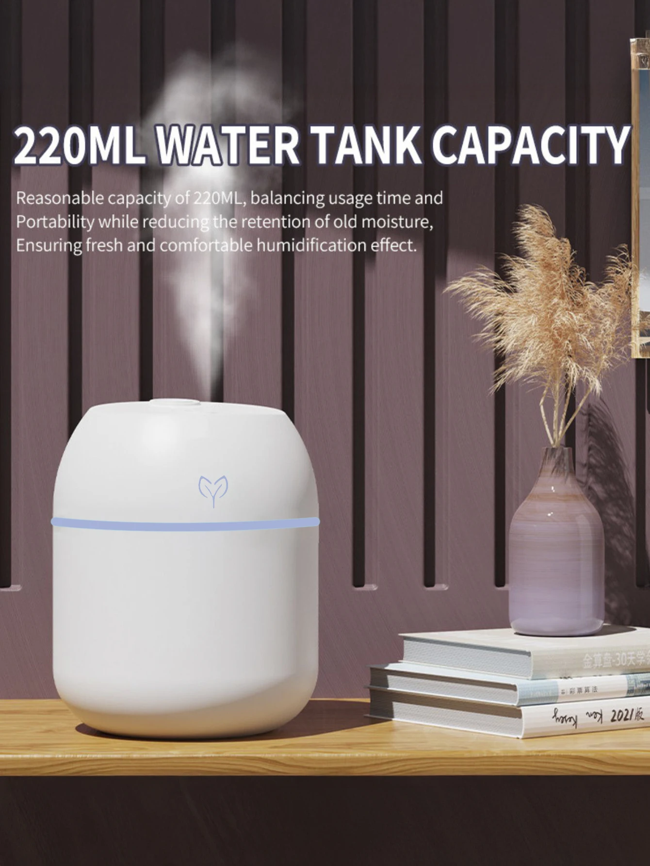 220ML USB Mini Air Humidifier Aroma Essential Oil Diffuser For Home Car Ultrasonic Mute Mist Maker Diffuser with LED Color Lamp