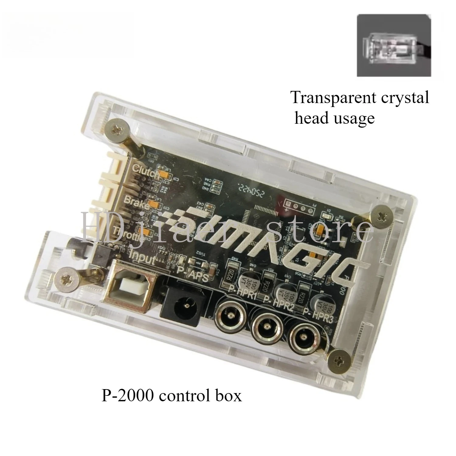 

Simagic P2000-HCB Control Box for P-HPR Pedal Reactors or P-HPR1 Module P-C200 P-SFP P-HPR NEO P-L200 Simulated driving