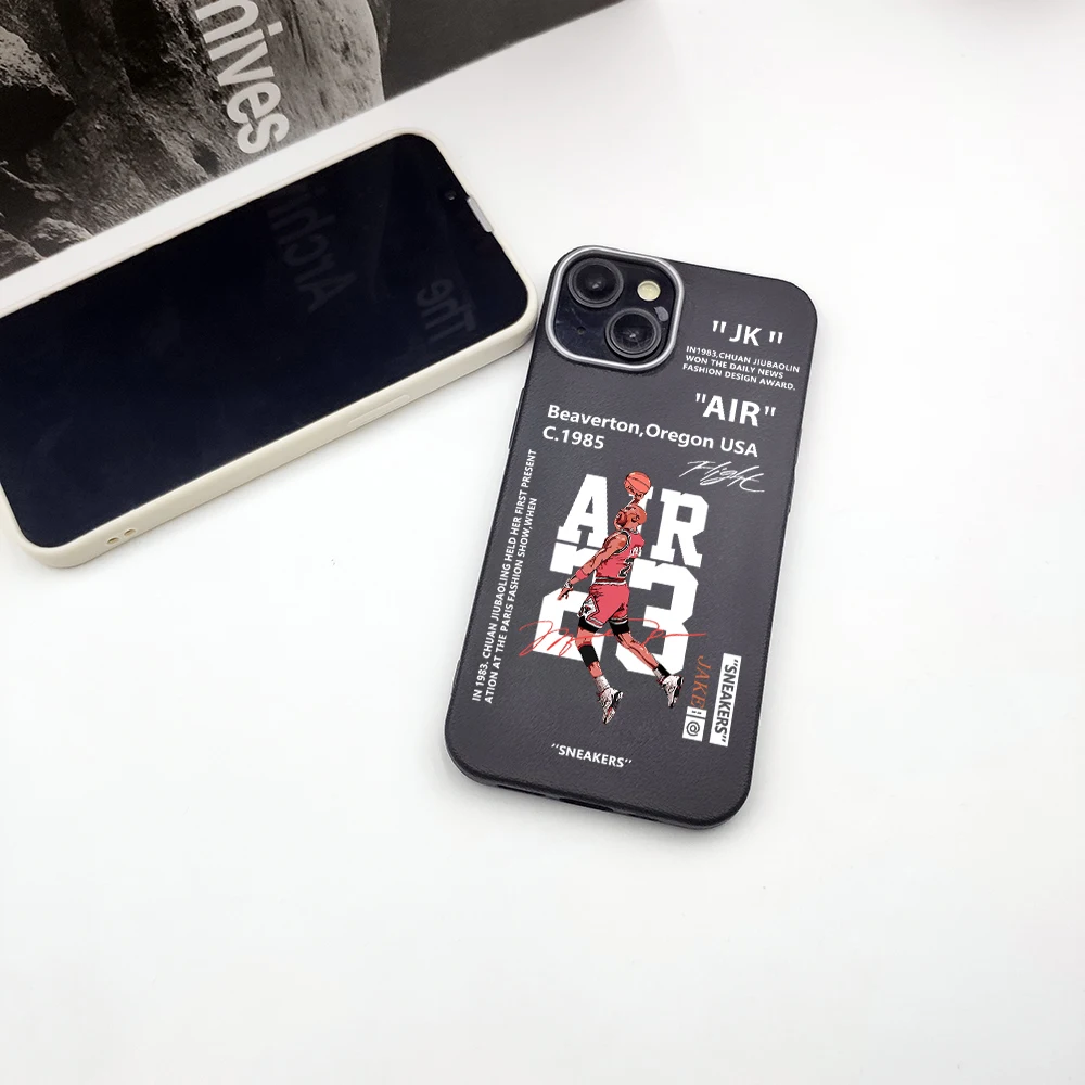 Hot 23 Sneaker label Telefoon Case Voor iPhone 12 13 14 15 Pro Max 11 16 Plus 17 Luxe AIR 85 Sportschoenen Zachte Siliconen Achterkant