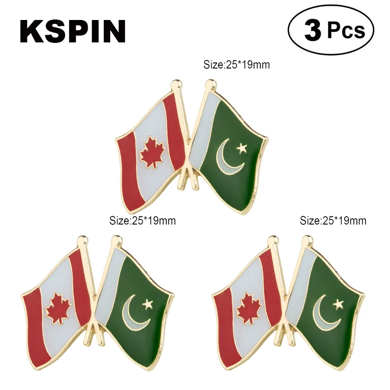 Canadá e Brasil Frendship Lapela Pin Broches Pins Bandeira crachá Broche Emblemas