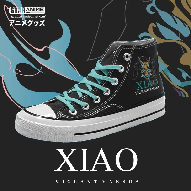 جينشين إمباكت شياو حذاء قماش النساء الرجال طالب حذاء من الجلد أحذية رياضية الخريف الشتاء عالية أعلى أحذية رياضية هدايا عيد الميلاد