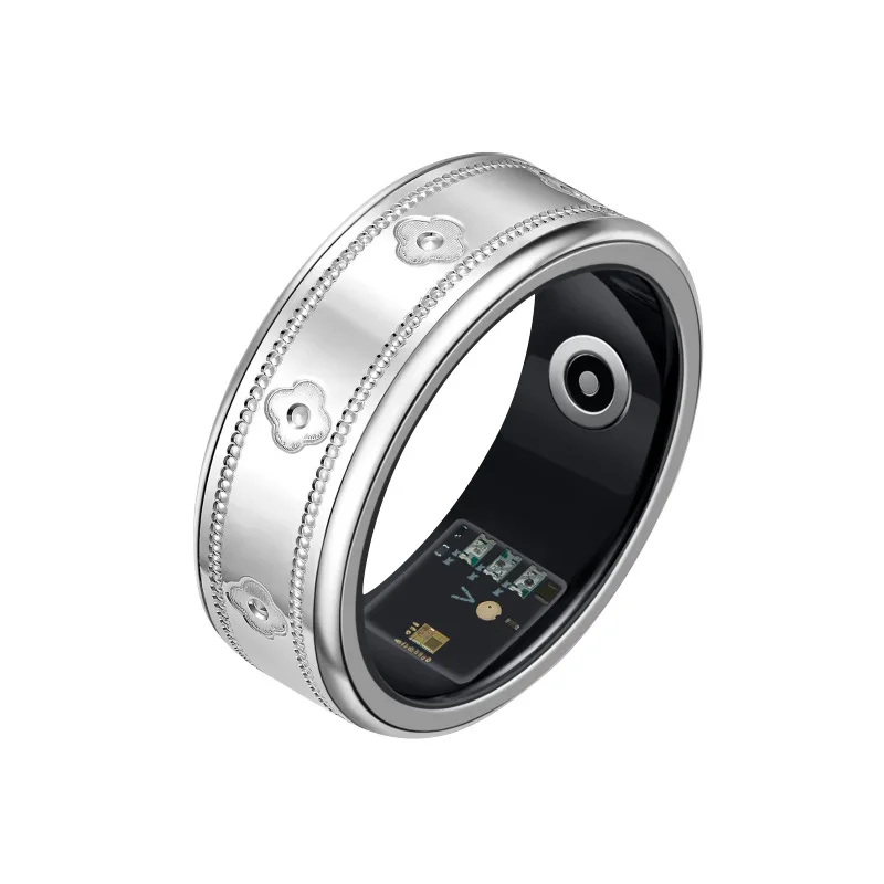 

Smart Temperature Sensing Ring Heart Rate Blood Oxygen Pressure Sleep Monitor Step Counting Sports Smartring Waterproof