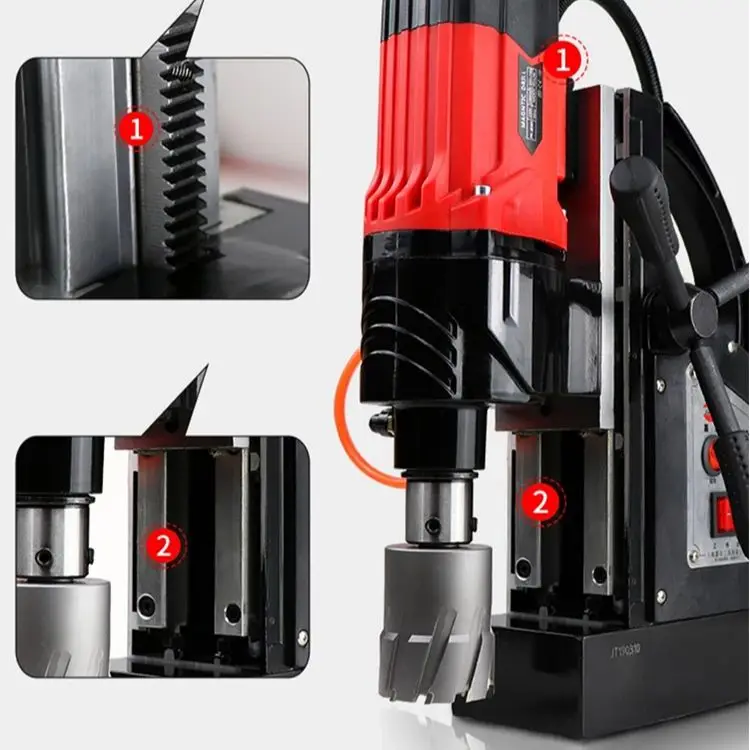 

Magnetic Drill Press Electric Bench Drilling Rig Machine Multifunctional Magnetic Drill for Shipbuilding Steel Plate