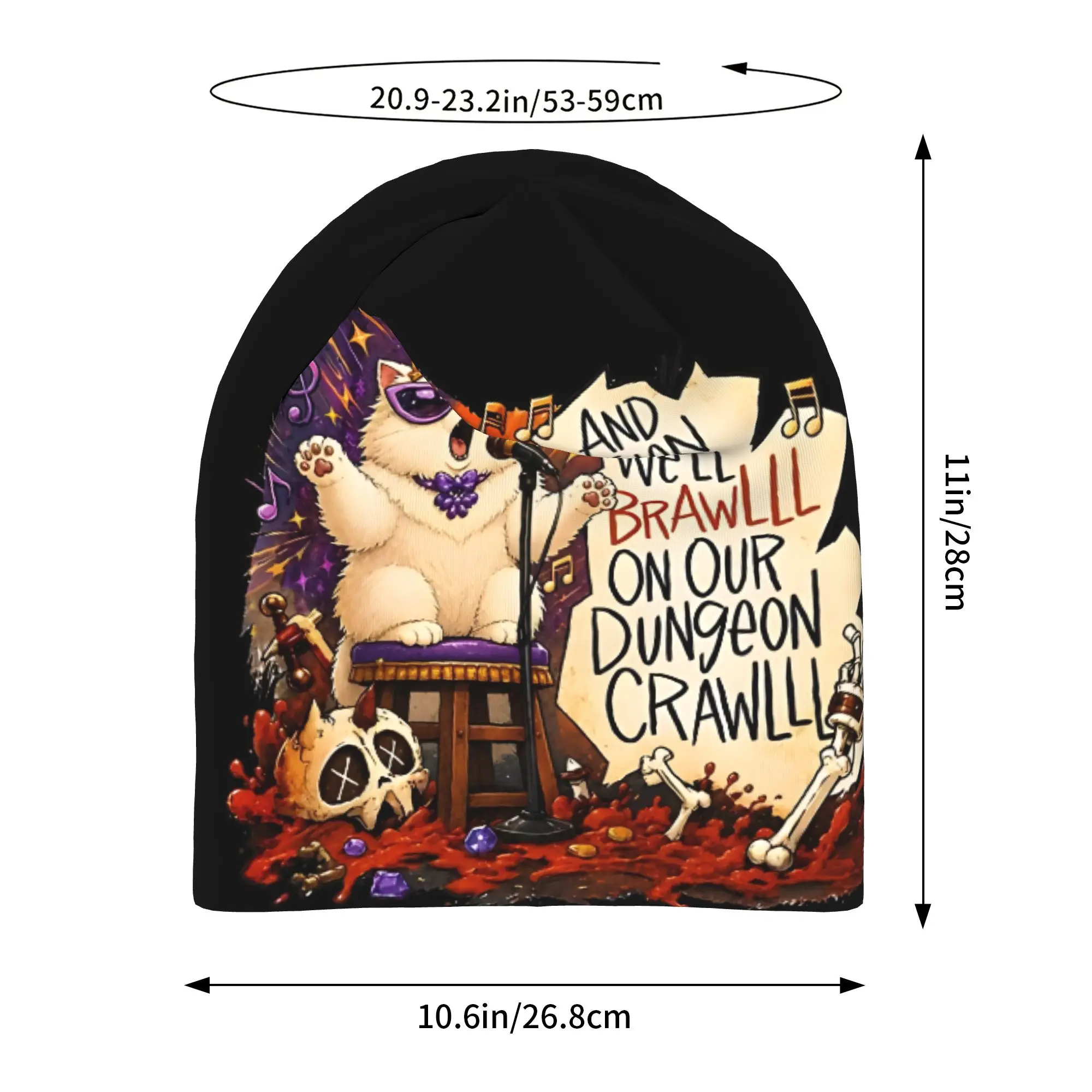 Dungeon Crawler Carl Princess Donut Thin Hat Bonnet Hats Autumn Styles  Skullies Beanies Caps Men Women's Hip Hop Ski Cap
