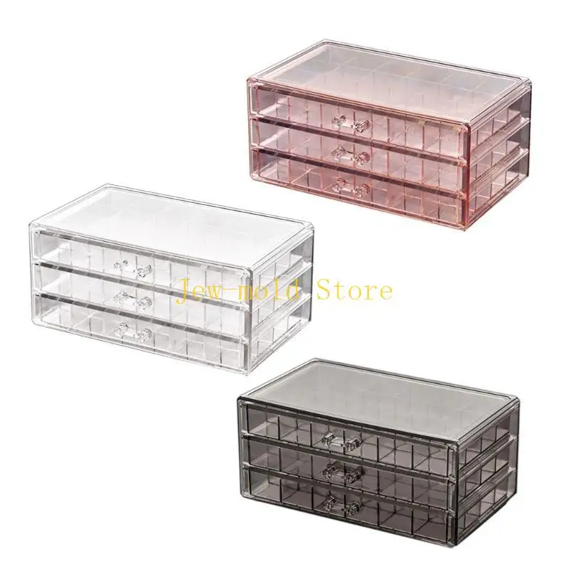 

C71B Portable Jewelry Storage Cases with Dividers Practical Accessories Display Box