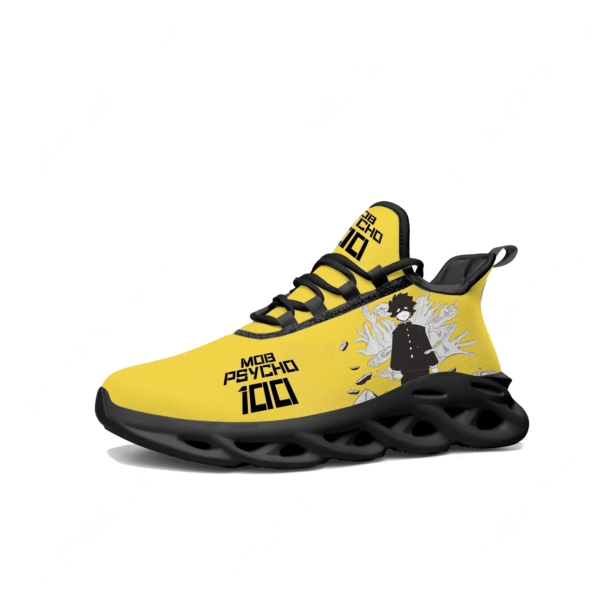 

Кроссовки Mob Psycho 100 из сетчатой ткани, плоские кроссовки, мужская и женская спортивная обувь, модные спортивные кроссовки высокого качества, индивидуальная обувь