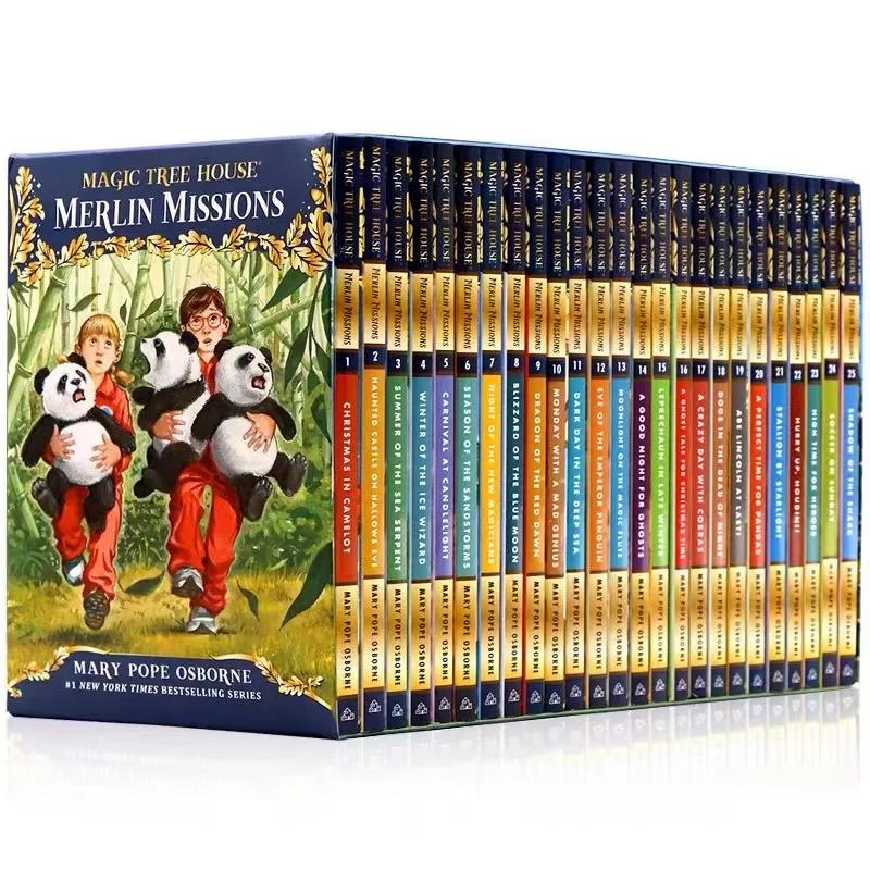 

27 Books 1-27 MAGIC TREE HOUSE Merlin Missions English Reading Children's Chapter Young Adult Novel Storybook