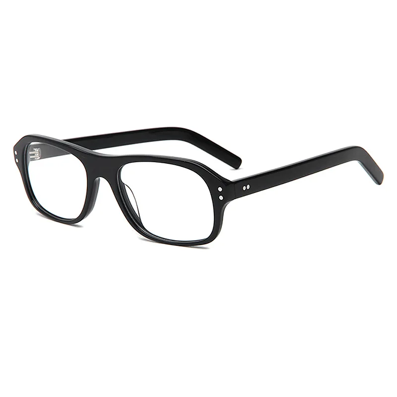 

Photochromic Prescription Glasses Super Quality Acetate Square Spectacle Frame for Men Black Classic Design Optical Frame